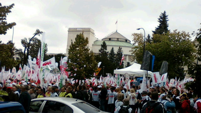 Związkowcy protestowali, ale czy protest miał sens?