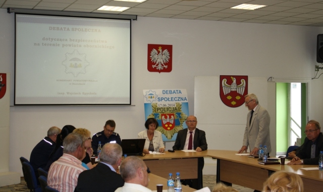 Debata o bezpieczeństwie w powiecie obornickim