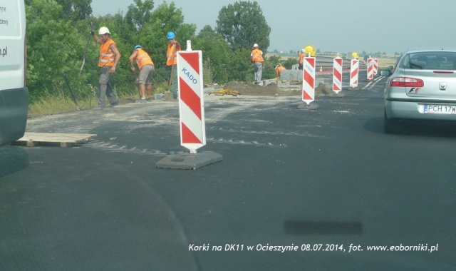 Korki w Ocieszynie