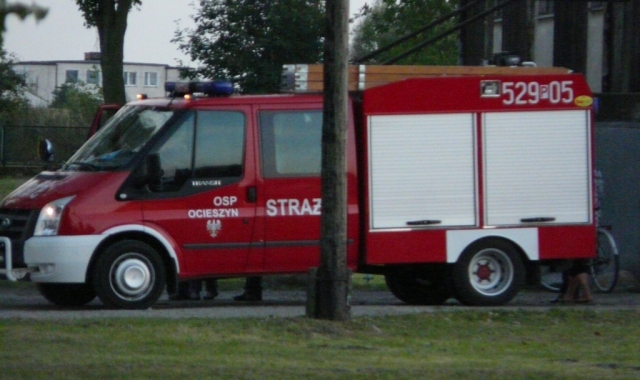 Pożary ścierniska i stogu