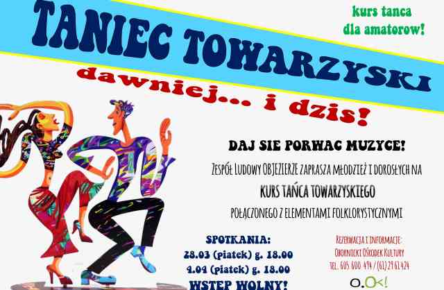 Kurs tańca towarzyskiego z elementami folkloru