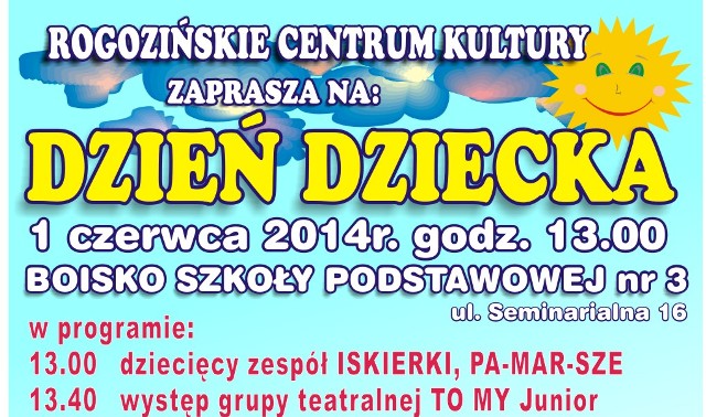 Zapraszamy na Dzień Dziecka w Rogoźnie