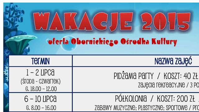 wakacje 2015mm