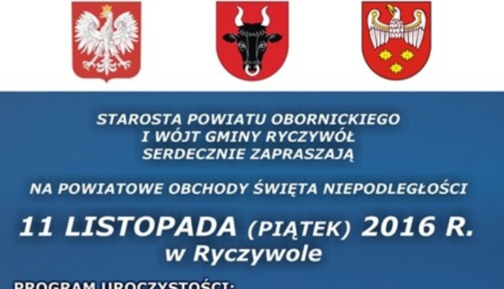 Powiatowy Dzien Niepodleglosci w Ryczywole