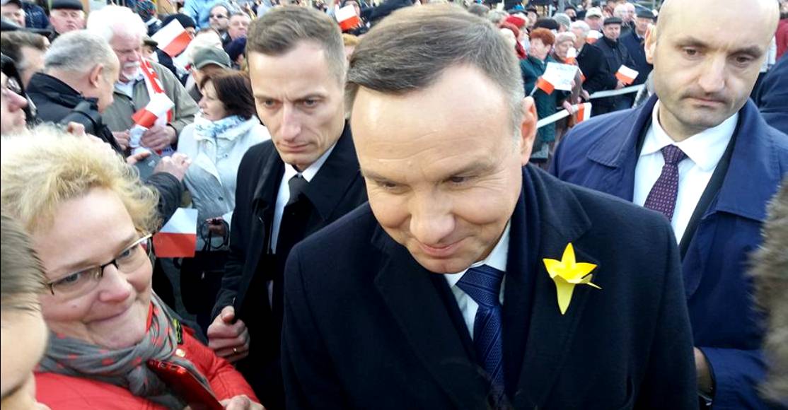 Prezydent RP Andrzej Duda w Obornikach