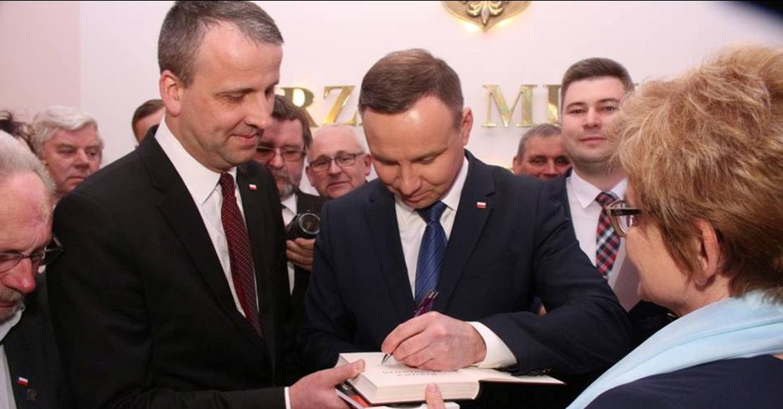 Prezydent Duda i Michal Zielinski