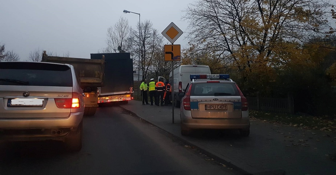 Kolizja na ul. Lipowej w Obornikach