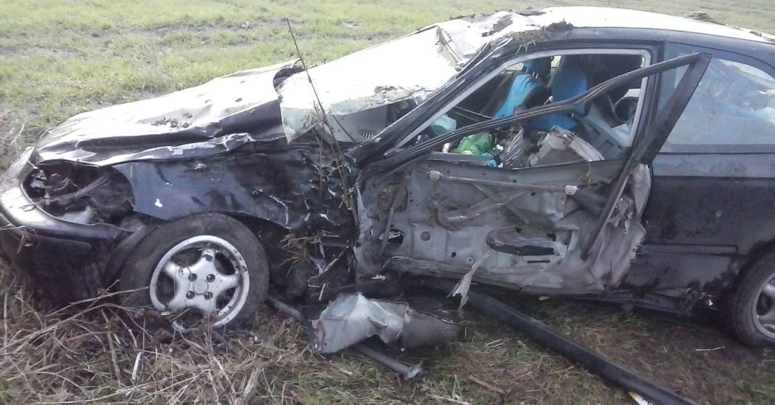 Wypadek w Roznowie. Ranne 3 osoby fot. osp roznowo