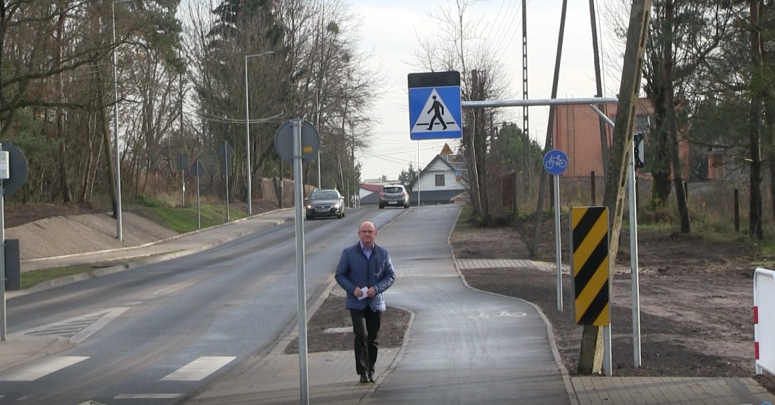 Wicestarosta A. Okpisz o zakonczonych pracach na ul. Sanatoryjnej 