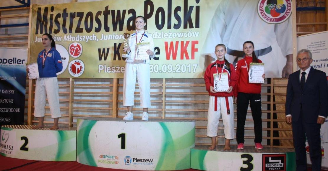 Olga Kaczmarek z medalem Mistrzostw Polski