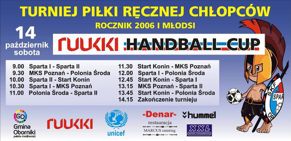 W sobote RUUKKI Handball cup