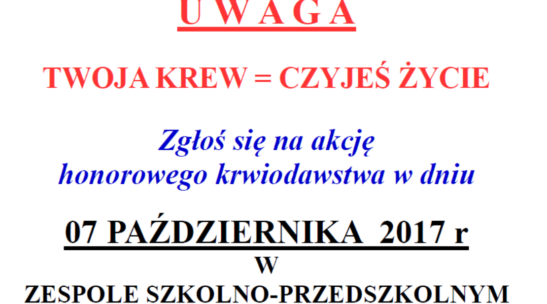 2 akcje krwiodawstwa w powiecie obornickim