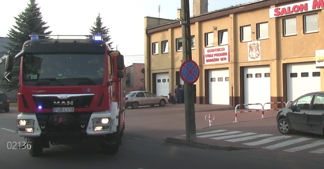 pozar w rudzie k. rogozna nie zyje mezczyzna