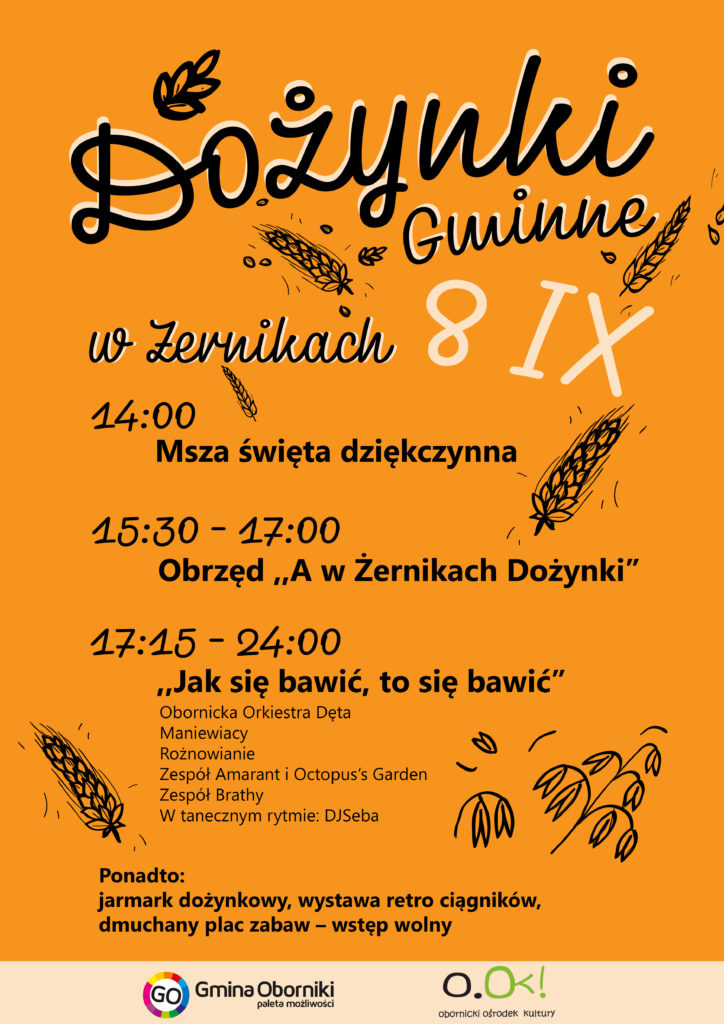 plakat dożynki