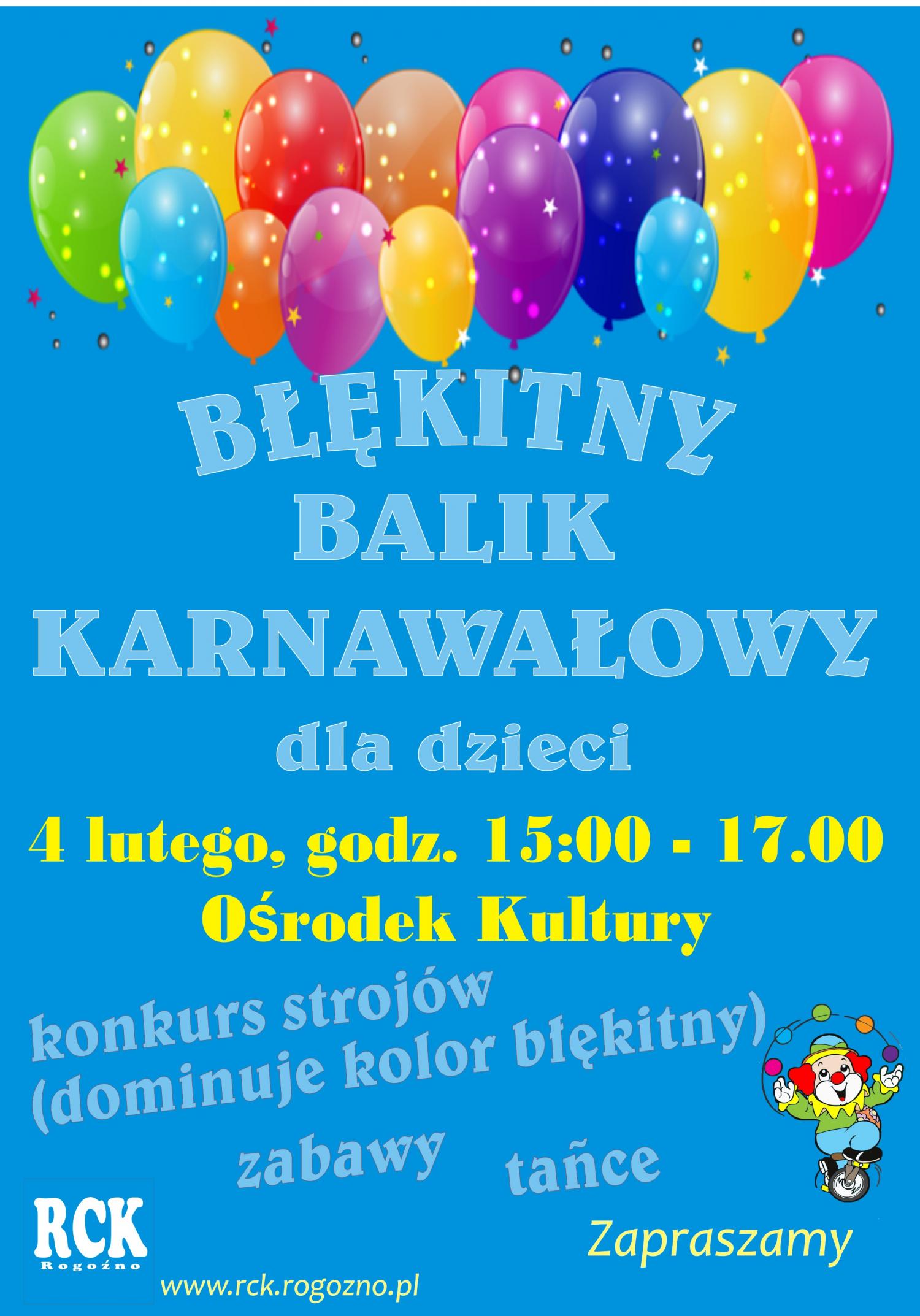balik karnawalowy dla dzieci
