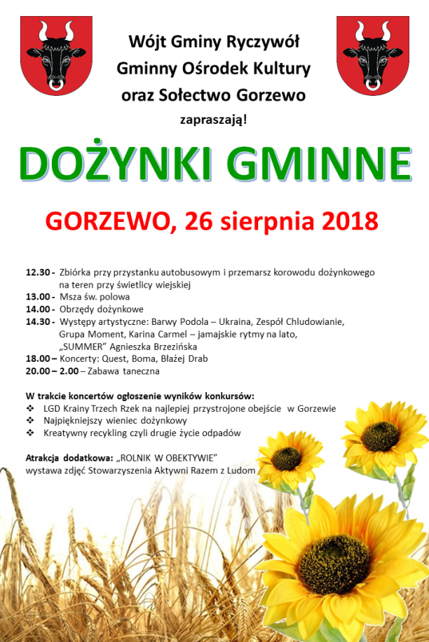 dozynki gorzewo plakat
