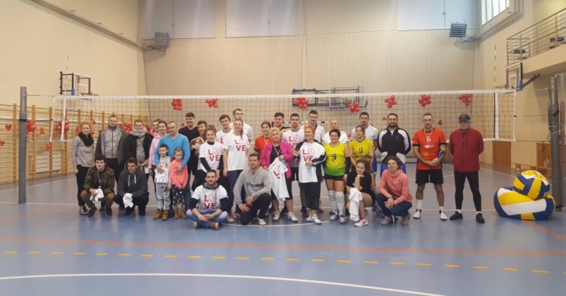 walentynkowy turniej piłki siatkowej