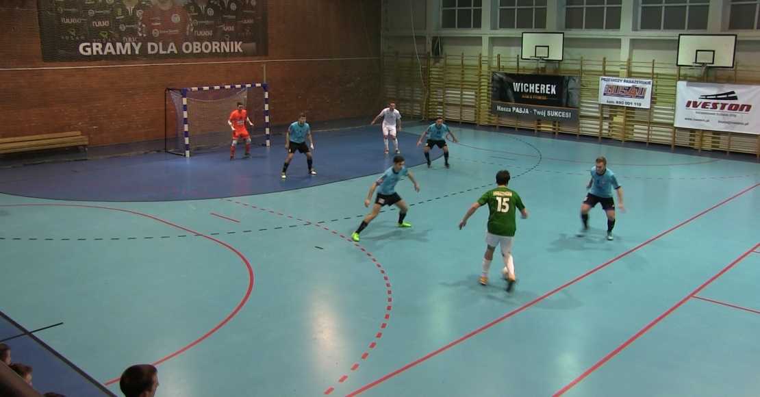 skrot meczu futsal oborniki azs uw warszawa