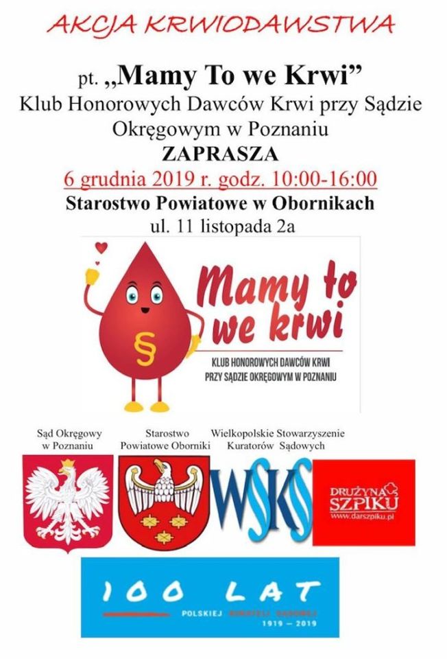 akcja krwiodawstwa