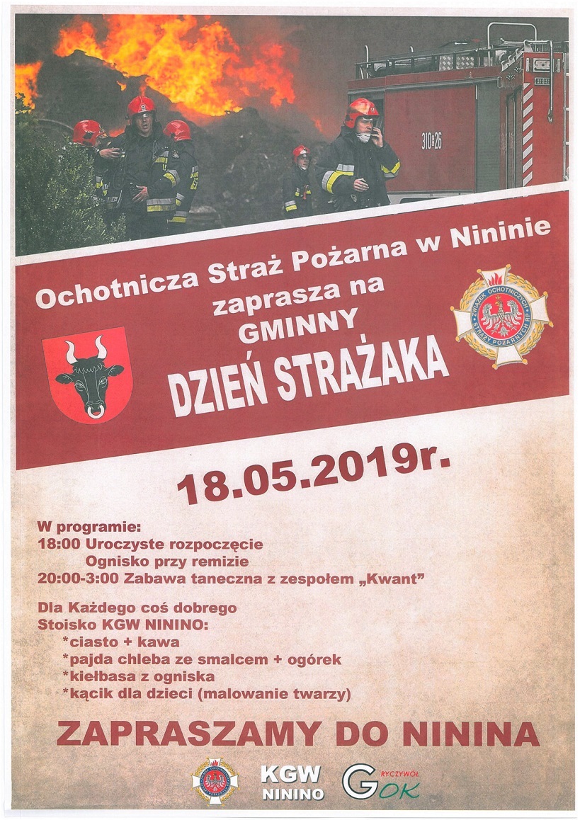 osp ryczywol dzien strazaka w nininie