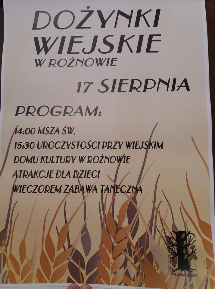 dozynki roznowo plakat