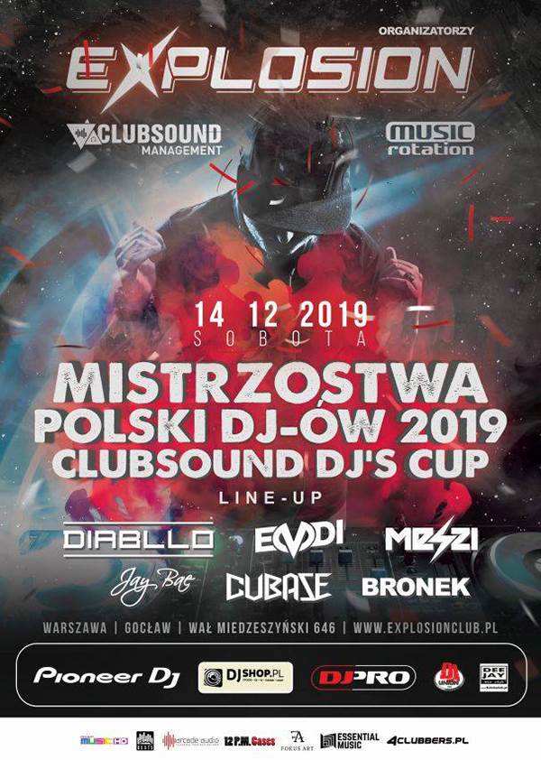 Clubsound DJs Cup 2019 plakat