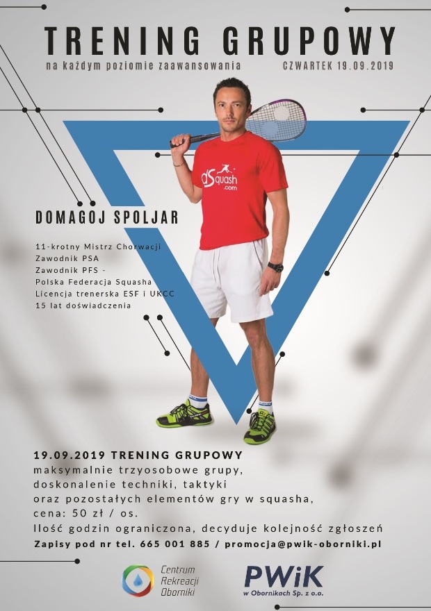 squash centrum rekreacji oborniki