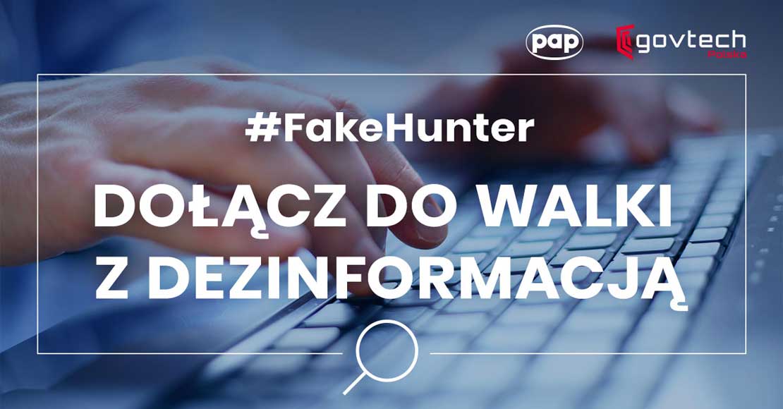 Projekt #FakeHunter: wezwanie do walki z dezinformacją o SARS-CoV-2