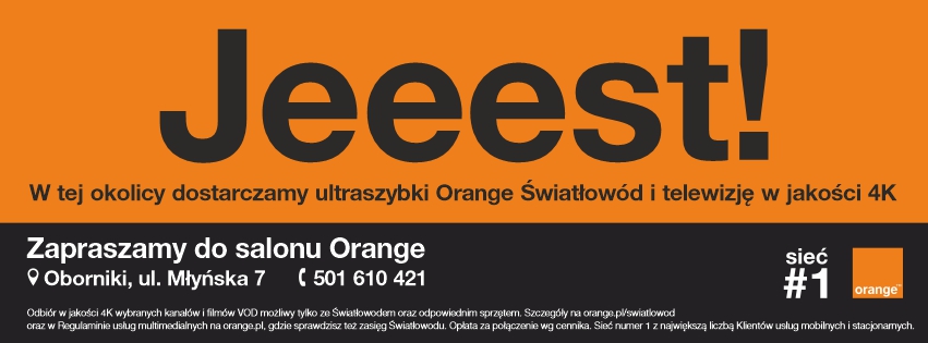 Oborniki reklama Orange 851x315