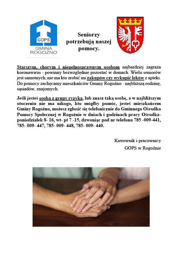 gops rogozno komunikat