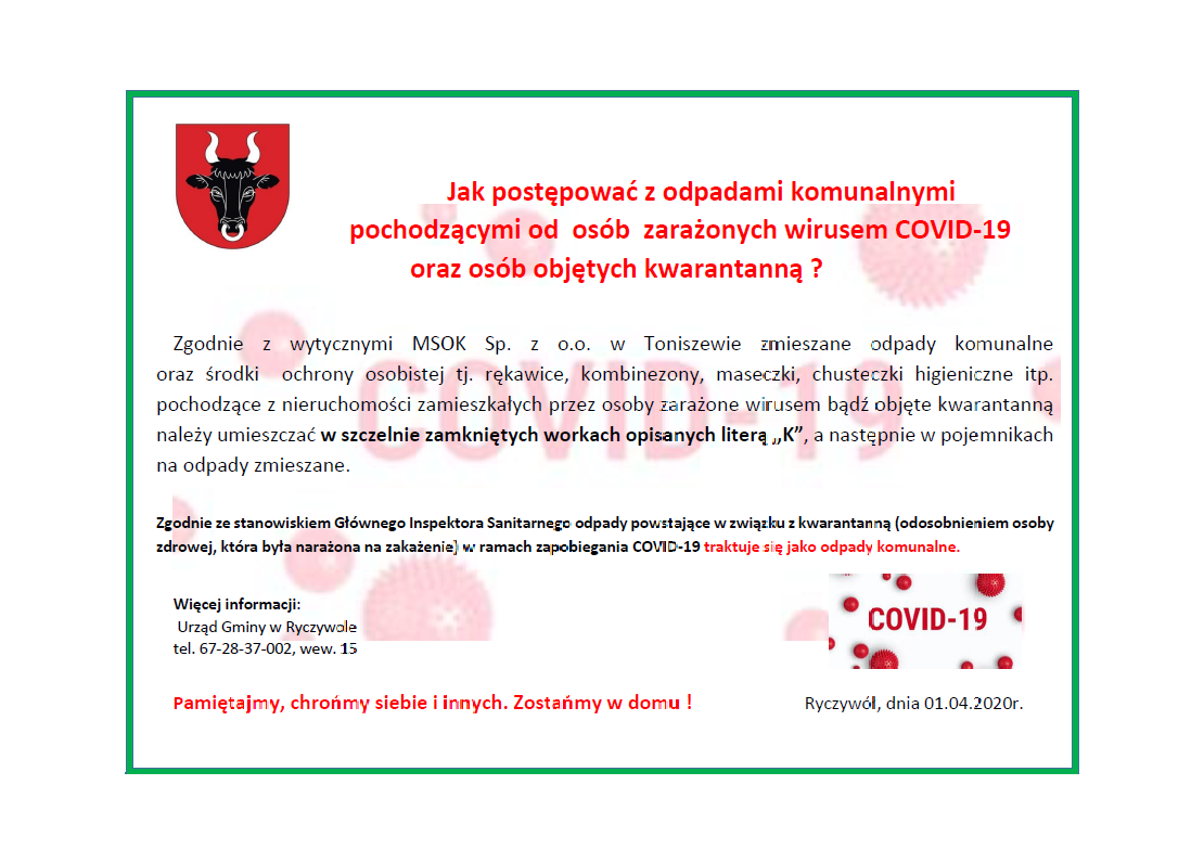 komunikat ryczywol