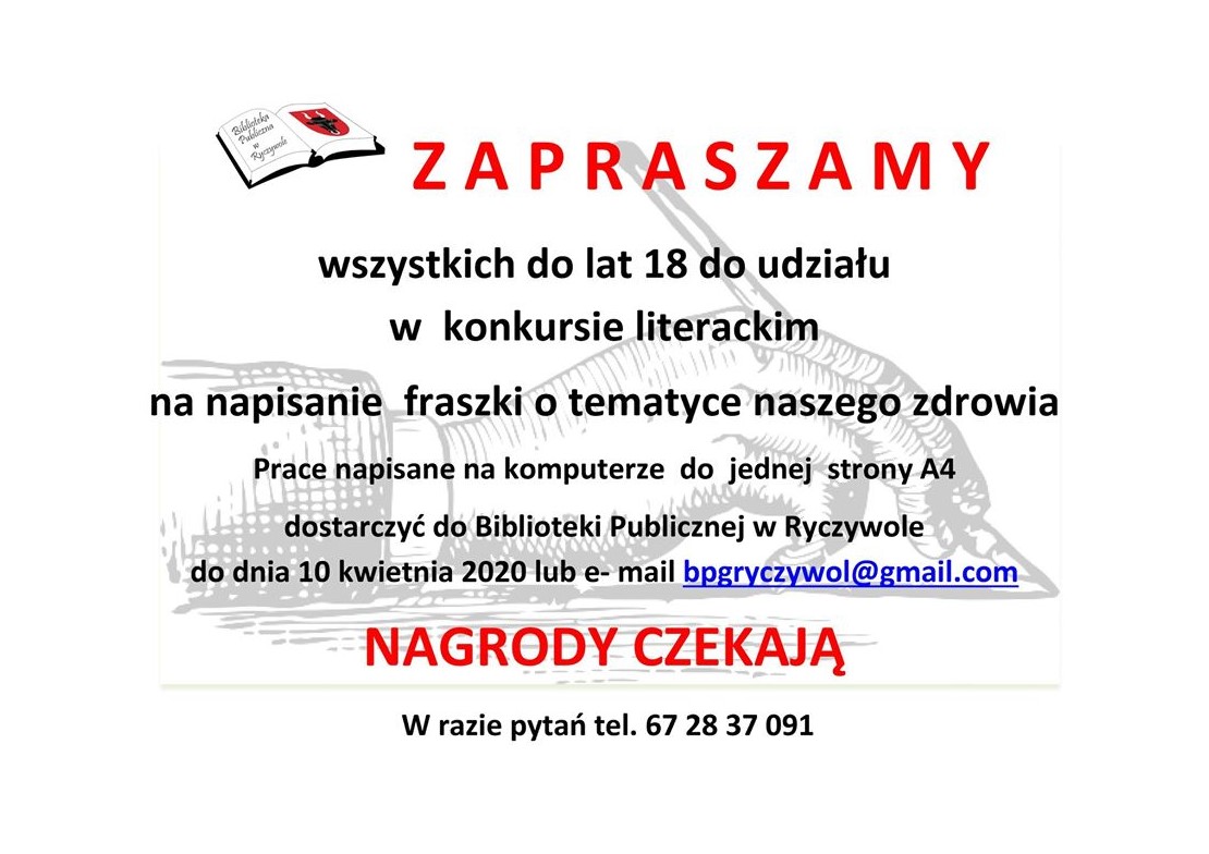 konkurs biblioteka ryczywol