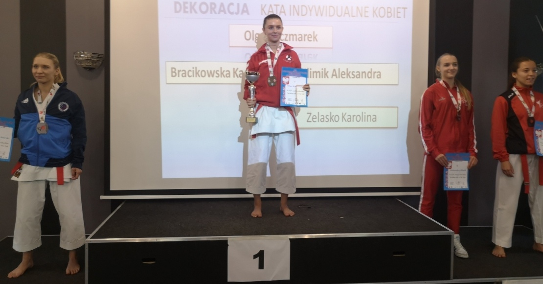 Olga Kaczmarek ze złotym medalem Mistrzostw Polski (foto)