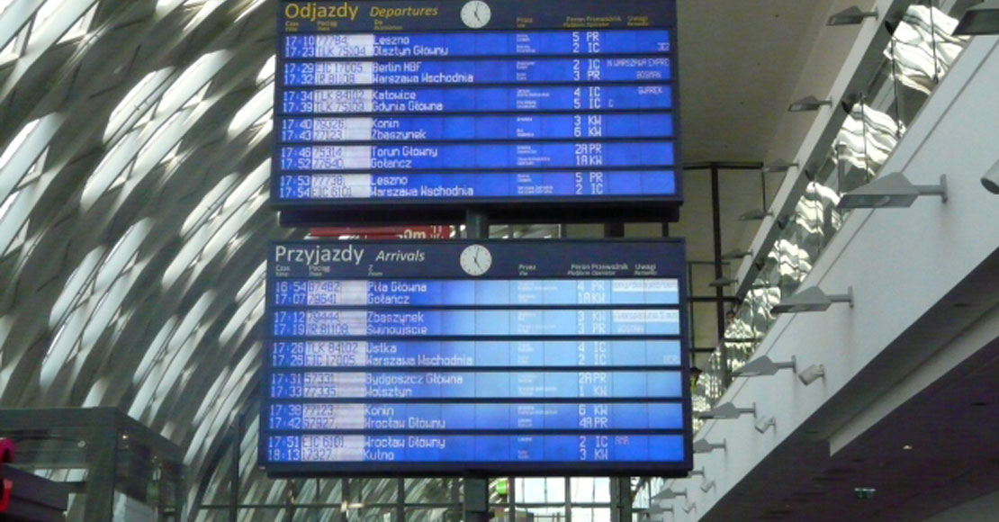 Wakacyjna korekta rozkładu jazdy pociągów
