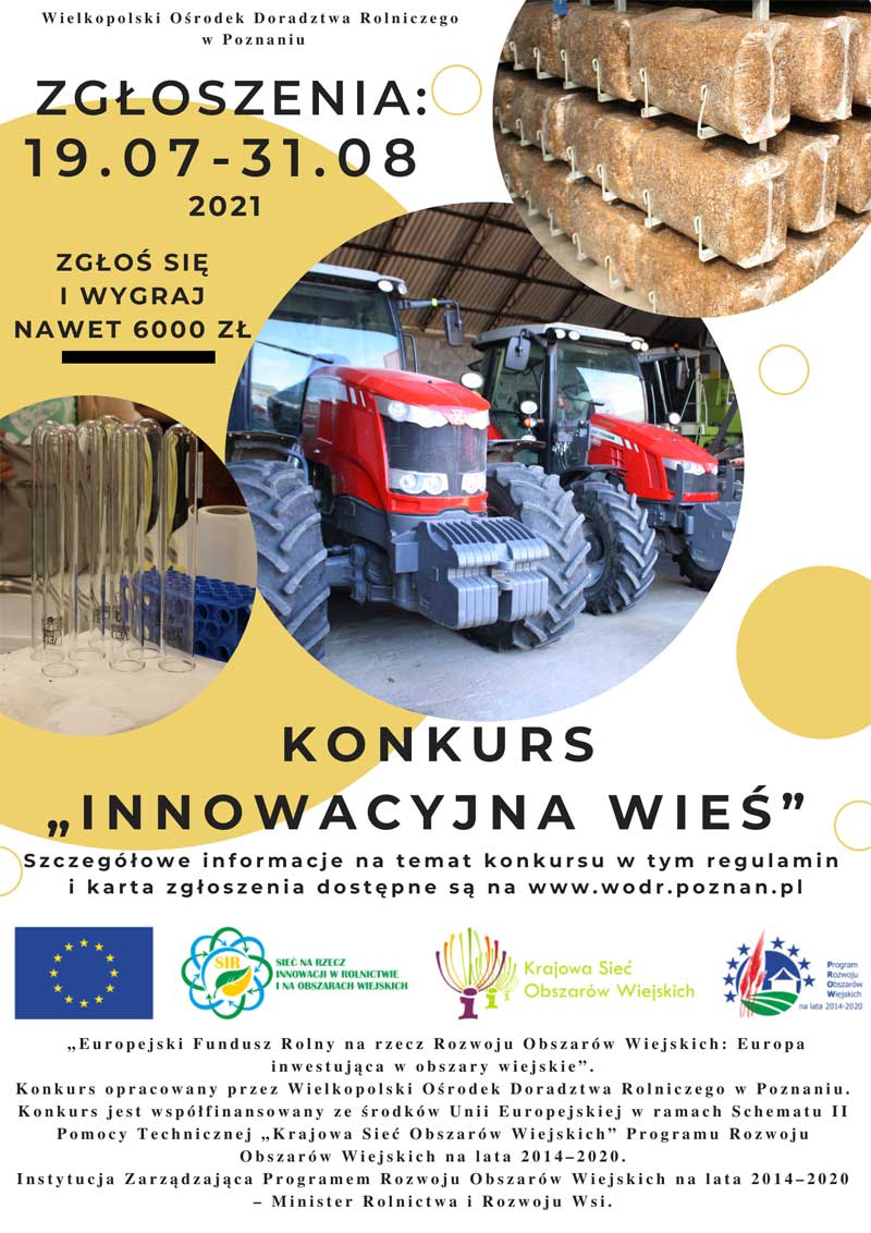 Konkurs Innowacyjna wieś plakat 002