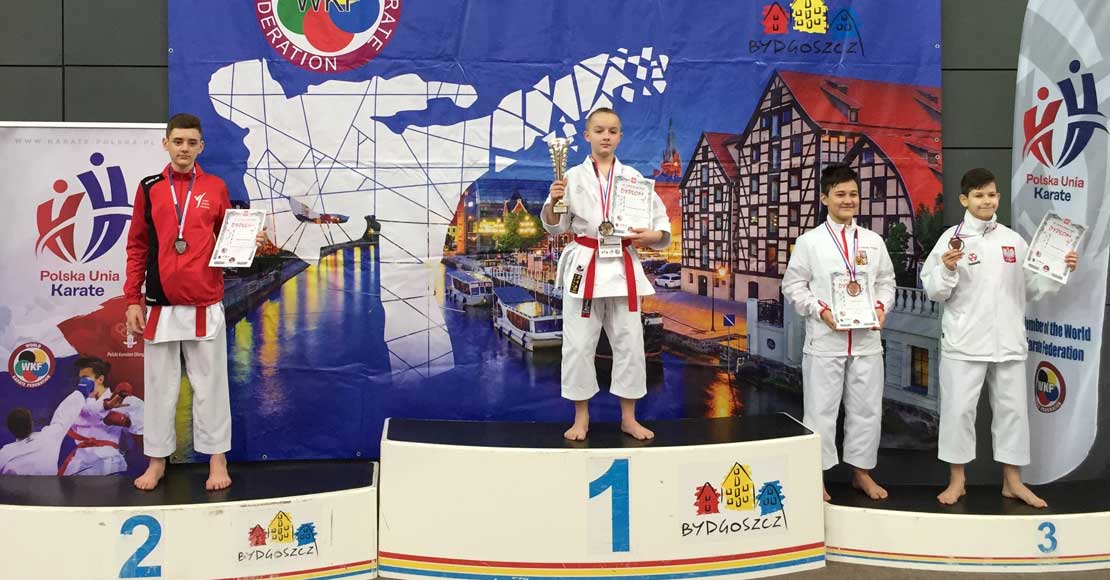 Sukces na międzynarodowym turnieju karate.
