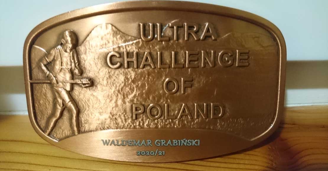 Biegacze z Rogoźna z brązową klamrą Ultra Challenge of Poland