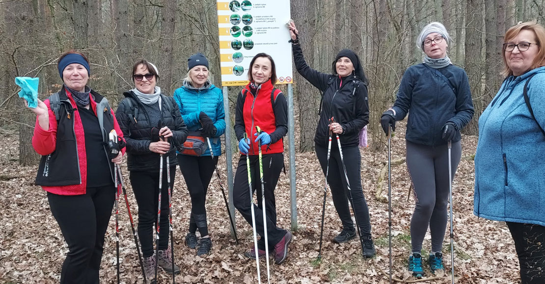 Włóczykije sprzątali ścieżki Nordic Walking