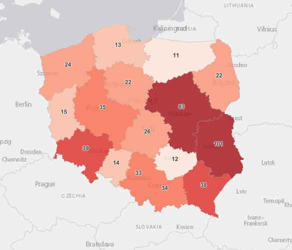 19 09 2021 zakazenia covid Polska