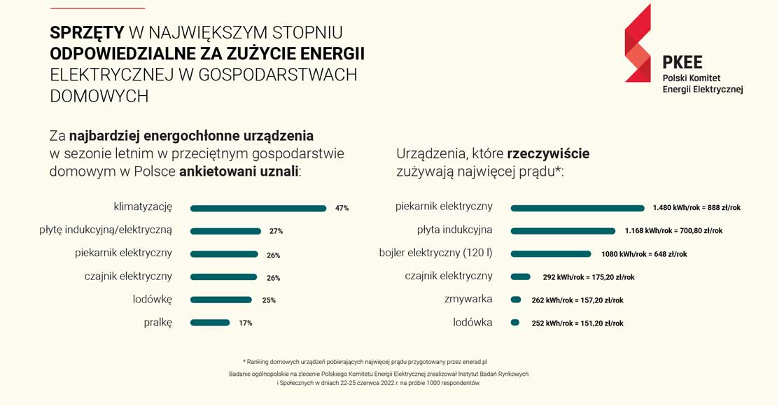Polakom tylko się wydaje, że wiedzą, które urządzenia w ich domu zużywają najwięcej prądu