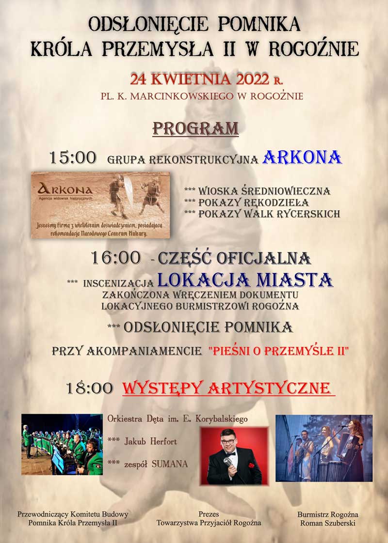 odsloniecie pomnika plakat