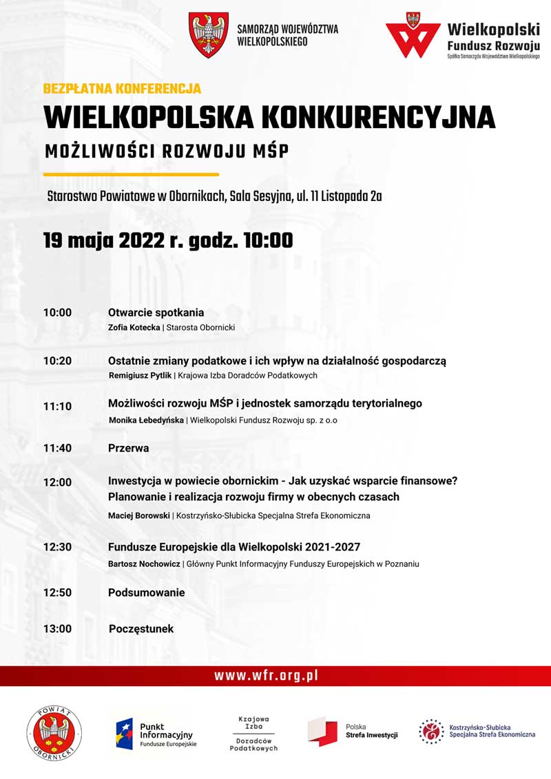 konferencja plakat