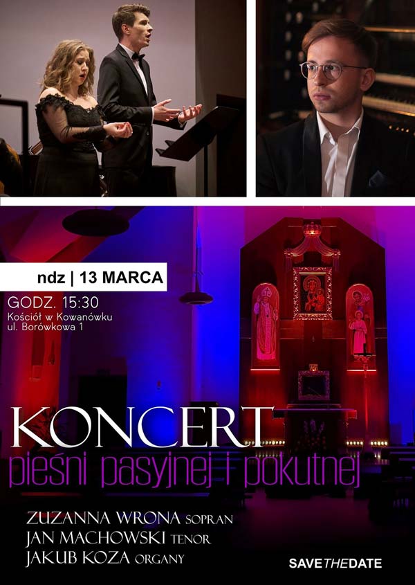 Plakat koncertpasyjny Kowanowko