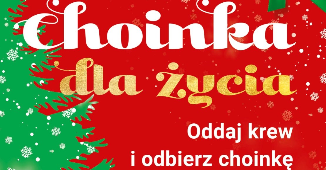 Oddaj krew i odbierz choinkę