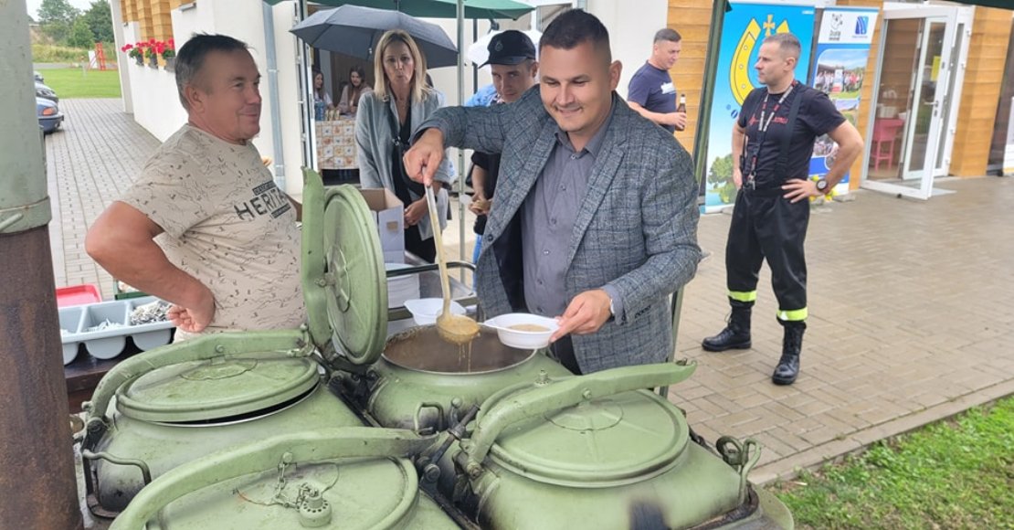 Mieszkańcom Ocieszyna nie była straszna deszczowa pogoda 