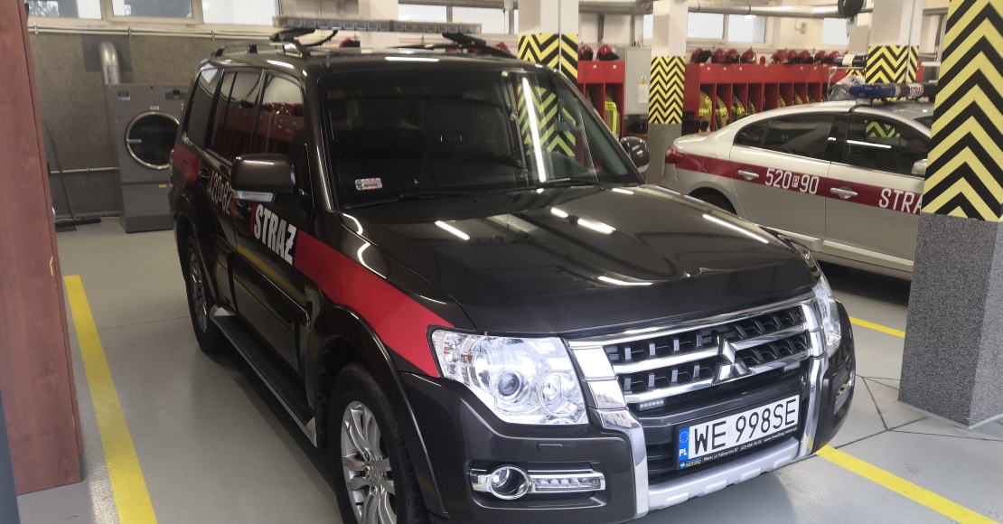 Mitsubishi Pajero nowym autem w KP PSP w Obornikach