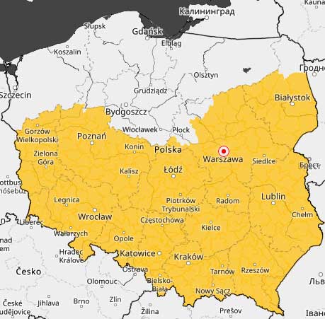 polska przymrozki