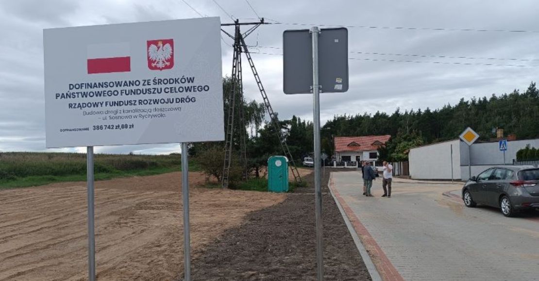 Ryczywół. Zakończono prace przy budowie ul. Sosnowej