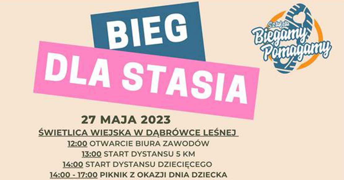Charytatywny Bieg dla Stasia