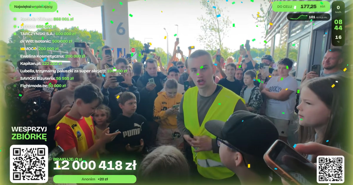zrzut: https://www.youtube.com/live/